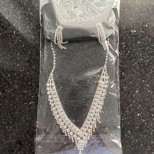 Brand New Windsor Rhinestone necklace & earring set